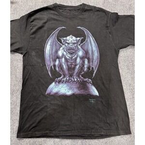 Vintage 90s Fashion Victim Gargoyle Dark Horror VTG Shirt Mens Size XL USA